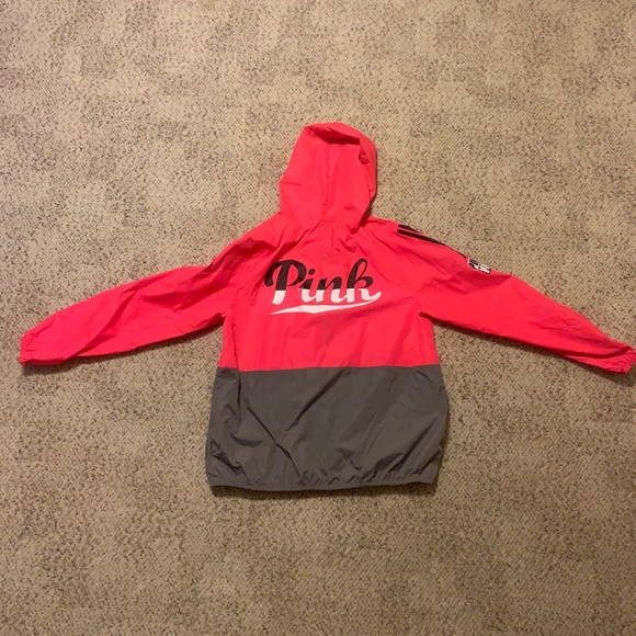 VS PINK RAIN/FALL JACKET WORN ONCE - Picture 2 of 5